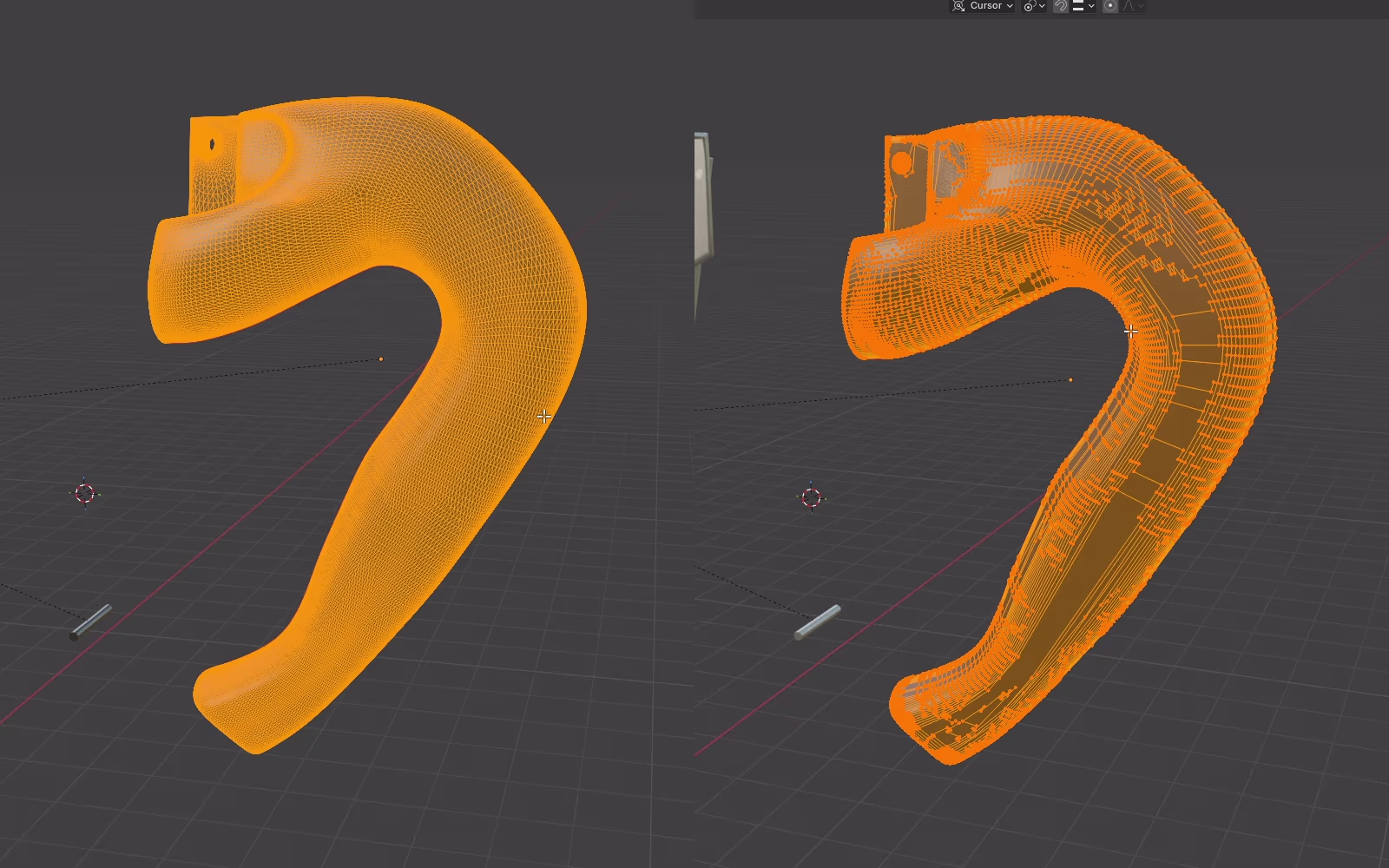moka handle before and after decimation